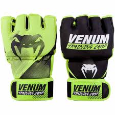 Venum Training Camp 2 0 Mma Gloves Black Neo Yellow