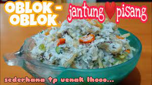 Resep gulai jantung pisang sederhana , yuk intip cara pembuatan nya ,.gulai jantung pisang, gulai jantung pisang padang, gulai jantung pisang uni et, gulai j. Oblok Oblok Jantung Pisang Masakan Sederhana Tp Enak Banget Youtube