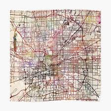 Affix this to your wall and let it become a great accent to your. Indianapolis Map Posters Redbubble