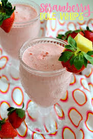 Strawberry Dole Whips Recipe Dole Whip Recipe Dessert Drinks Smoothie Drinks
