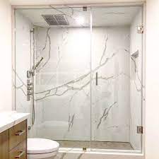 Awesome Design By Shaideluca Showing That Quartex Surfaces Quartz Slabs Also Look Amazing On Shower Shower Wall Small Bathroom Makeover Bathroom Shower Walls