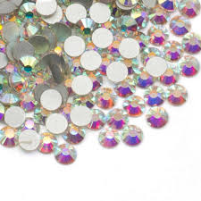 What sizes do flat back crystals come in? Premium Flatback Rhinestones Crystal Ab Ss16 Ss20 Ss30 Shine Trim