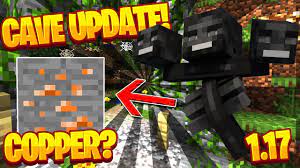 New items for crafting will also be added to the minecraft world, such as the lightning rod and telescope/spyglass. Minecraft Caves And Cliffs Update Lush Caves Glow Squid Copper Ore Minecraft 1 17 Announced Youtube
