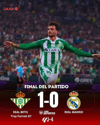 LaLiga || ⚽¡¡EL BETIS DERROTA AL REAL MADRID!! Real Betis 1️⃣-0️⃣ Real Madrid #TD #LALIGAEASPORTS #futbol #realmadrid #RealBetis