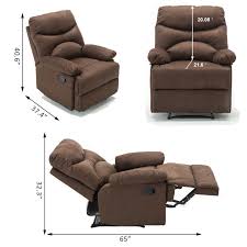 Massage Recliner Chair Microfiber Ergonomic Lounge Living Room Sofa With Heated Control Brown A Continue To The Produc In 2020 Recliner Chair Sofa Chair Recliner