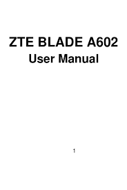 Besides, press the have disk button. Zte Blade A602 User Manual Pdf Download Manualslib