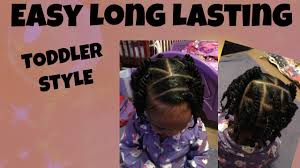 Those hairstyle is one of the best toddler hair styles i have seen so far together with those. Easy Toddler Hairstyle Long Lasting Karmen K Youtube
