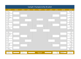 34 Blank Tournament Bracket Templates 100 Free