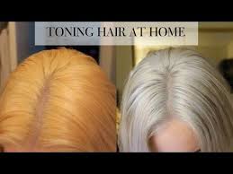 For example, lots of blondes like a cool effect and a toner the perfect product to help to neutralise any brassiness. How To Tone Brassy Hair Into Cool Toned Blonde In 15 Minutes At Home Youtube Toning Bleached Hair Brassy Hair Bleached Hair