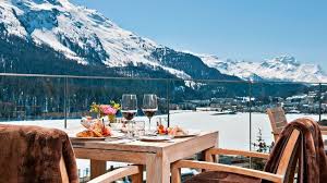 luxurious hotel in st moritz with wonderful views of the mountains winter resort carlton hotel world most beautiful place