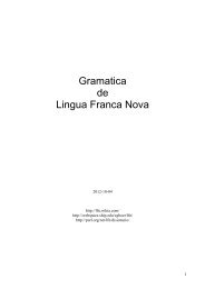 It offers personalisation and versatil. Lingua Franca Nova English Dictionary