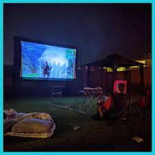 Video Games Outside Sure Why Not Hook Up Your Xbox To Our Projector And Play Video Games All Night Long Familynight Movienight Socialdistancing