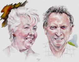 Painting by the the very talented Billy Austin of my late mother and father.