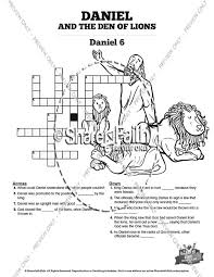 Click here for all bible printables. Daniel And The Lions Den Sunday School Crossword Puzzles Sharefaith Kids
