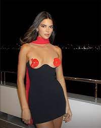 Kendall Jenner's Tiny Naked Dress Included Petal Pasties