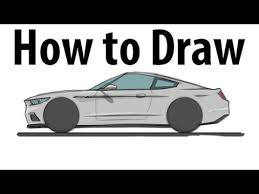 Feel free to print and color from the best 38+ ford mustang coloring pages at getcolorings.com. How To Draw A 2015 Ford Mustang Sketch It Quick Youtube