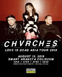 indie synth pop band chvrches with chart toppers recover