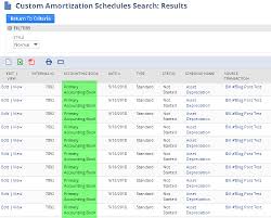 netsuite multi book searching on amortization and rev rec