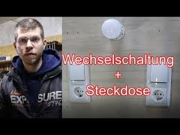 Dieser artikel gehört zu unserem bereich elektrotechnik. Wechselschaltung Verdrahten Schalter Steckdosen Kombi Youtube