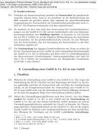 Wird eine sacheinlage falsch bewertet so ist entweder der gesellschaft die eintragung zu verweigern 9 c abs 1 s. B Umwandlung Einer Gmbh Co Kg In Eine Gmbh Pdf Kostenfreier Download