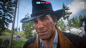 Arthur Morgan Making Creepy Faces When My Game Froze