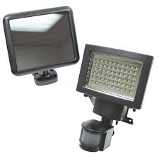 60 Led Solar Powered Motion Sensor Flood Light Bright White Rechargeable Battery Econosuperstore