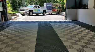 Stunning Swisstrax Flooring Installed By Tailored Living Of Ottawa Get A Free Consultation For Your Garage Today From Flooring Garage Floor Floor Installation