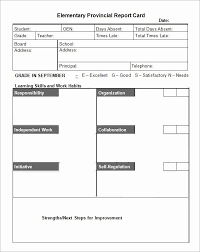 Report Card Template Excel Elegant 10 Sample Report Cards Pdf Word Excel Report Card Template Free Printable Card Templates Card Template