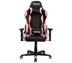 Browse the best gaming gaming chair discounts are now on offer from flexispot, secretlab, vertagear, akracing, arozzi, and. Techni Sport Ergonomic High Back Pink Racer Style Gaming Chair Qvc Com
