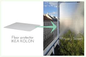 Ikea's new botanisk collection is full of indoor gardening ideas and ways to bring more greenery into your focused on indoor gardening, the botanisk collection includes everything from woven plant. Floor Protector For Balcony Privacy Ikea Hackers
