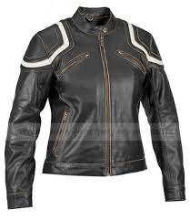 Ladies Vintage Leather Motorcycle Jacket Biker Womens Black Jacket Vintage Leather Motorcycle Jacket Motorcycle Jacket Women Womens Black Jacket