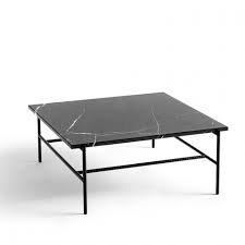 Hay Rebar Coffee Table 80x84 I 2020 Sofabord Sort Marmor Sideborde
