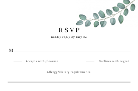 Online dating has become the leading way rsvp not only offers members daily tailored matches but has also developed a market leading. Rsvp Wedding Invitation Template Vorlage Postermywall