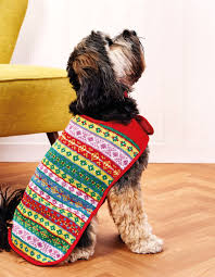 Have you knitted any sweaters for your dog? Fair Isle Dog Coat Knitting Patterns Let S Knit Magazine