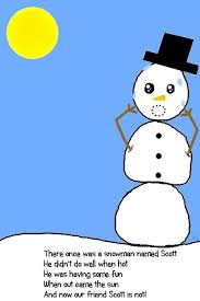 What Did One Snowman Say To The Other Snowman Lost Winter Limericks For Kids A Snowman Named Scott Limerick For Kids Poetry For Kids Kids Poems