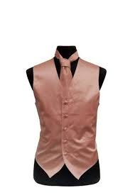 Black And Gold Suit Vest Mens Rose Gold Satin Vest And Necktie Set Rose Gold Suit Vest And Tie Rose Gold Tie