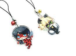 Miraculous Keychains Coisas Da Ladybug Encantos Marinette Adrien