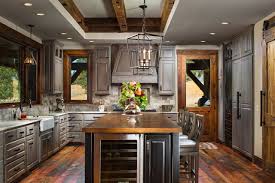 here rustic large kitchen design ideas