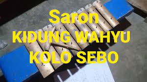 Tutorial Main Saron Intro Lagu Kidung Wahyu Kolosebo Youtube