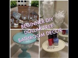 Beginner Diy Dollar Tree Bathroom Decor Youtube
