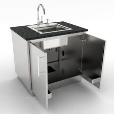 Stainless Steel Kitchen Sink Cabinet