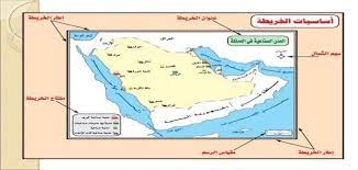 ما هي عناصر الخريطة الأساسية map map screenshot basic