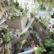 Mvrdv On Instagram We Re Happy To Share Our Visions For Paris Inventons La Metropole A Green Architecture Futuristic Architecture Concept Architecture