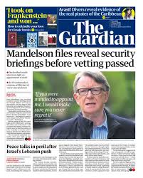 'Mandelson files lay bare frustration' and 'The welfare party'