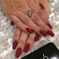 Gel nail polish set black white grey milk wind red nudes 6 color with matte top coat soak off gel nail polish kit uv led nail art manicure salon collection by omainy 010. Laque Nails Red Matte Nails Acrylic Nails Coffin Matte Red Nails