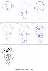 How To Draw Goldie From Animal Crossing Printable Drawing Sheet By Drawingtutorials101 Com Animal Crossing Characters Animal Crossing Comic Animal