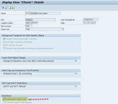 Unlock the client id after five failed logon attempts before the automatic unlock time of 60 minutes has passed. Lock Unlock Client In Sap Sapcodes