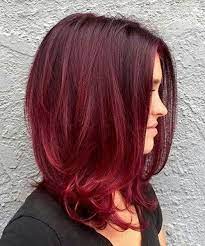 Bob haircuts are the perfect way to change your look as they can be as versatile as you want them to be! Stunning Long Bob Red Hairstyles 2017 2018 For Women Full Dose Hair Inspiration Color Red Ombre Hair Hair Color Red Ombre