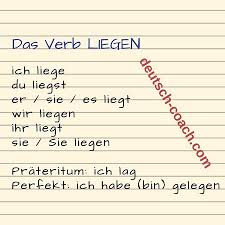 Look up the german to english translation of liegen in the pons online dictionary. Die Verben Liegen Und Legen Deutsch Coach Com