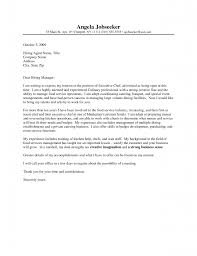 pastry chef cv cover letter sample
